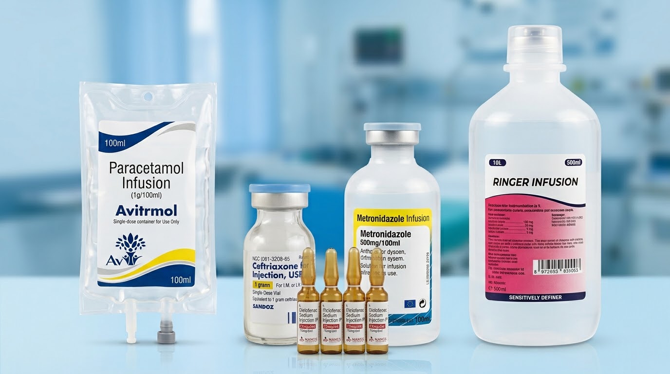Injections (Vials & Ampoules) and Infusions (SVP & LVP)